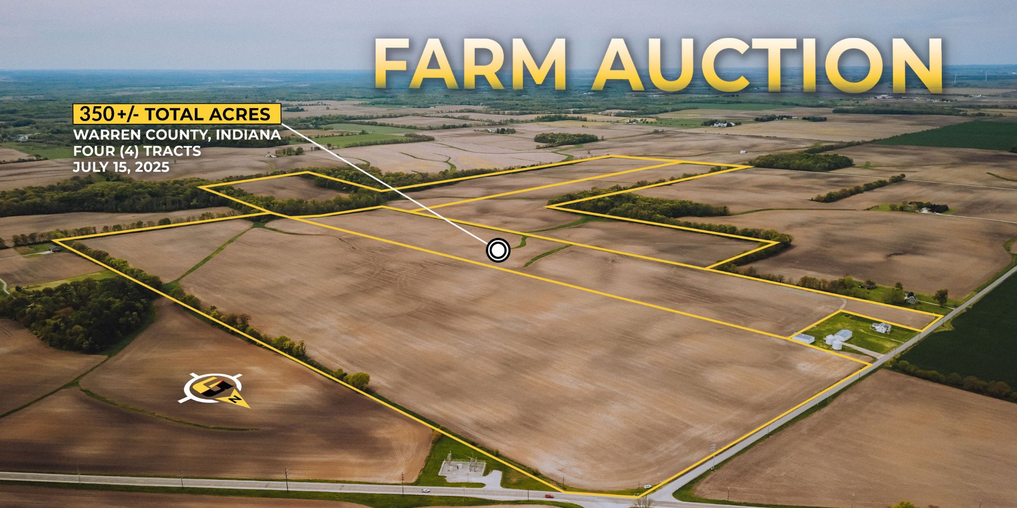 350 +/- Acres Warren County Indiana - Strong Yield History