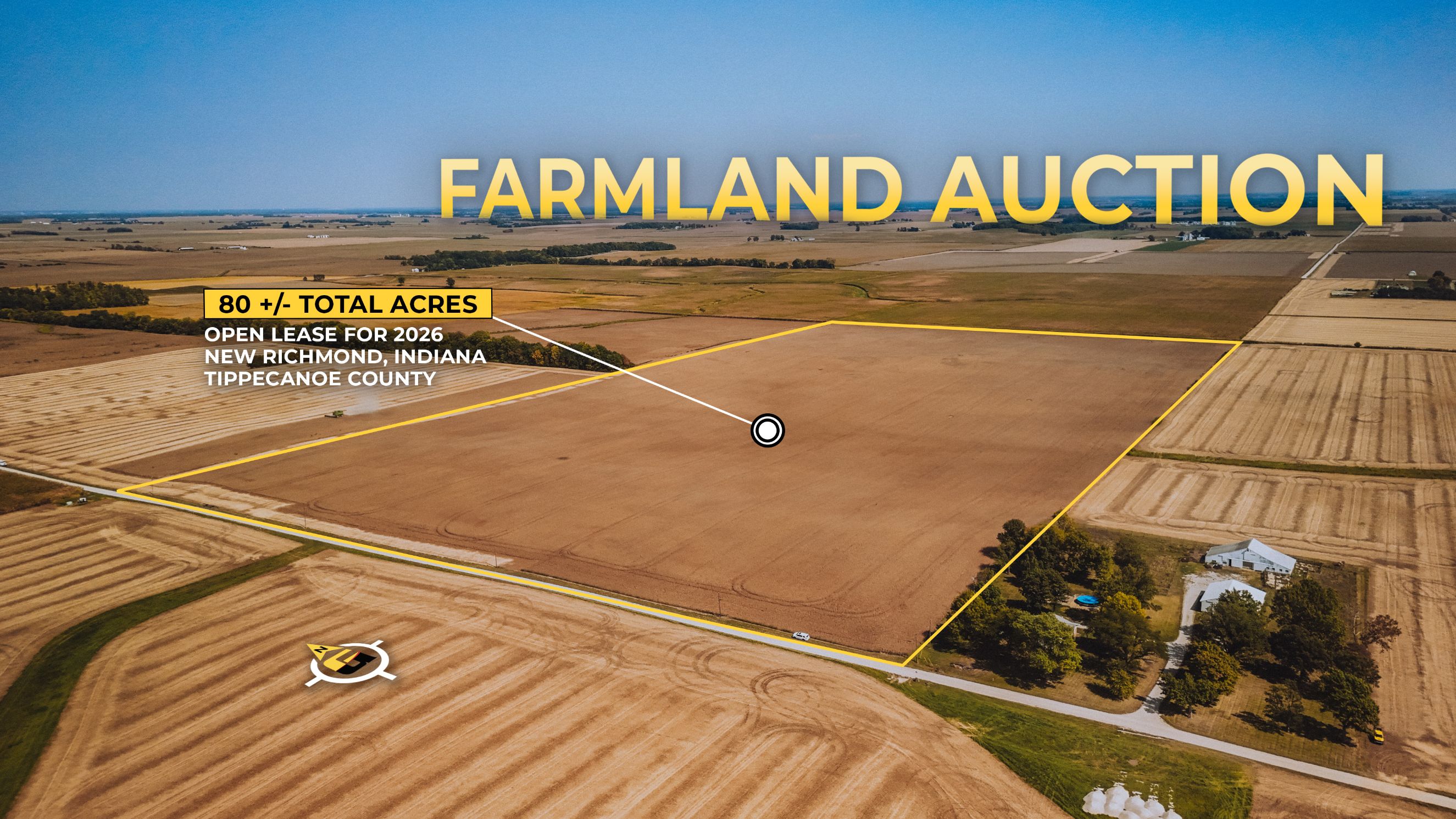 80 +/- Acres Tippecanoe County Farm Auction
